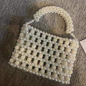 Bridal Pearl Beaded Handbag